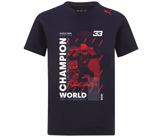 Red Bull Racing 2021 Max Verstappen World Champion T-Shirt